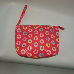 Dabney Lee Pink Donut Cosmetic Makeup Bag
